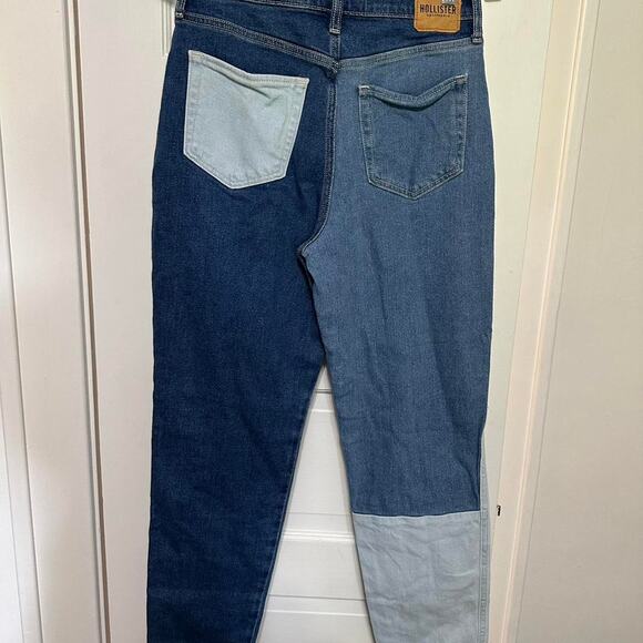 Hollister unique patchwork high waisted jeans - Picture 2 of 3